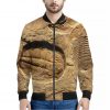 Trilobite Fossil Print Bomber Jacket