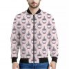 Unicorn Cupcake Pattern Print Bomber Jacket