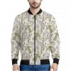 Vintage Giraffe Print Bomber Jacket