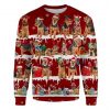 Welsh Terrier Snow Christmas Ugly Christmas Sweatshirt Animal Dog Cat Sweater Unisex