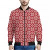 Xmas Nordic Knitted Pattern Print Bomber Jacket
