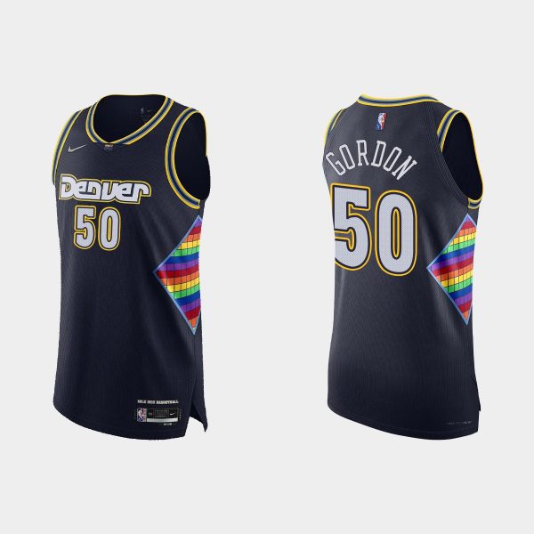 Denver Nuggets Aaron Gordon #50 2021/22 75th Anniversary City Navy Jersey