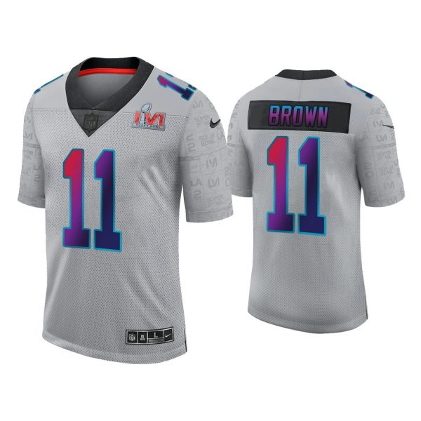 Men A.J. Brown Tennessee Titans Gray Super Bowl LVI Limited Jersey