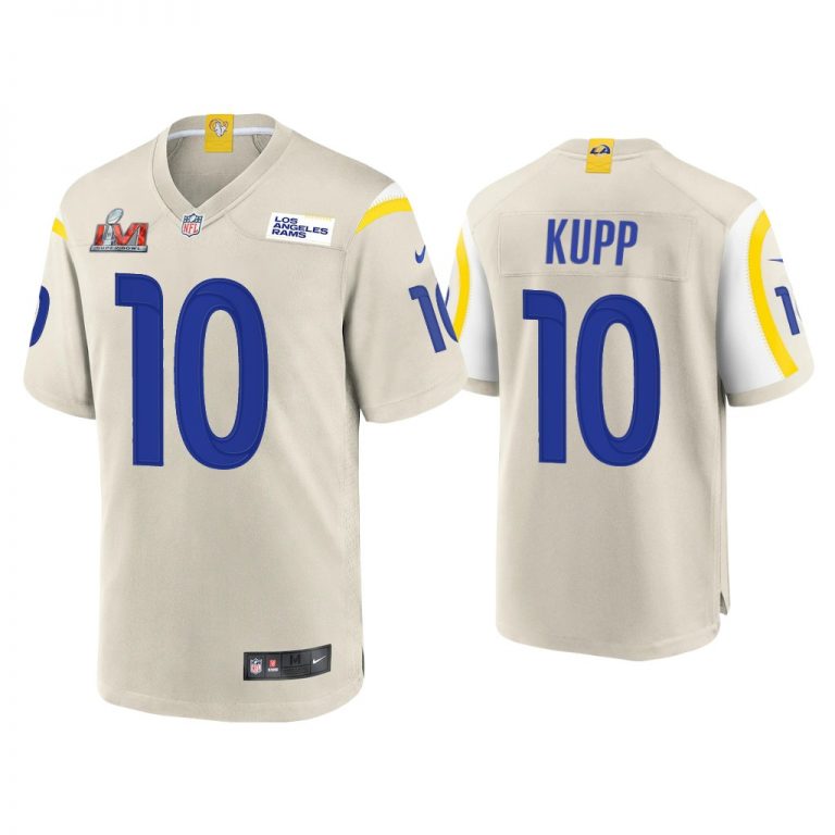 Men Cooper Kupp Los Angeles Rams Super Bowl LVI Bone Game Jersey