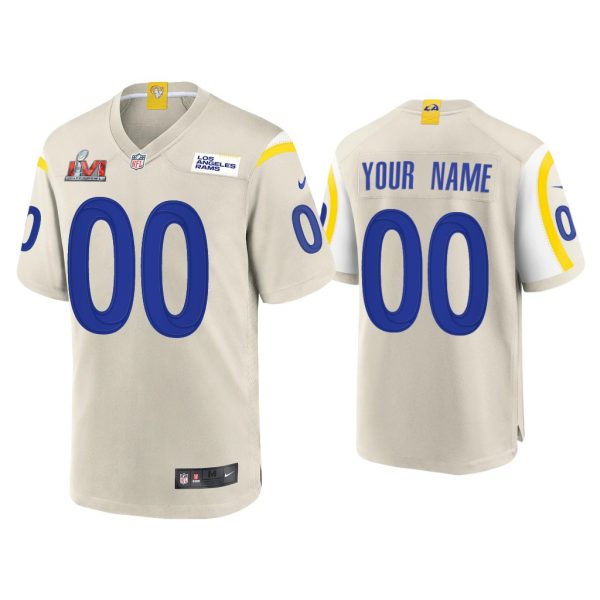 Men Custom Los Angeles Rams Super Bowl LVI Bone Game Jersey