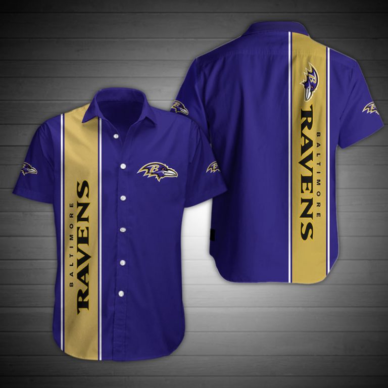 Baltimore Ravens Men Short Sleeve Shirt