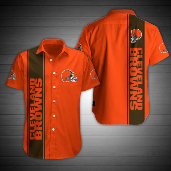Cleveland Browns Men Short Sleeve Shirt