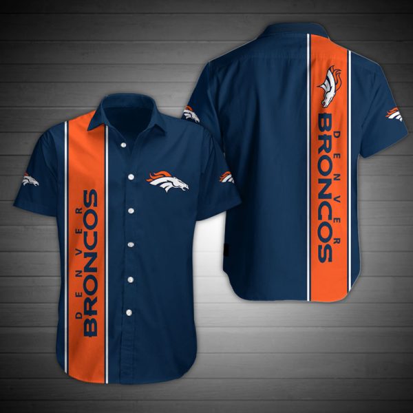 Denver Broncos Men Short Sleeve Shirt