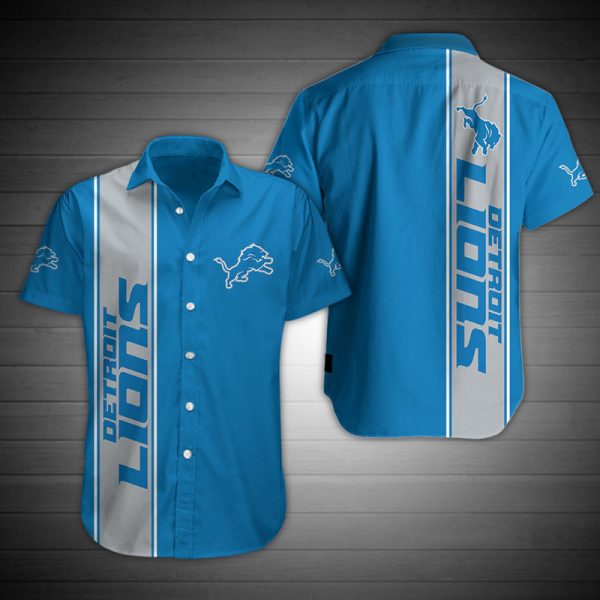 Detroit Lions Men Short Sleeve Shirt