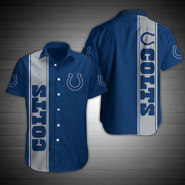 Indianapolis Colts Men Short Sleeve Shirt