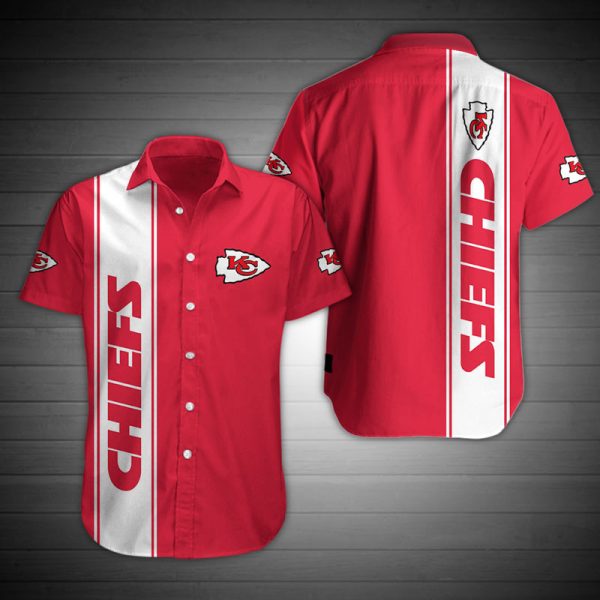 Kansas City Chiefs Men Short Sleeve Shirt