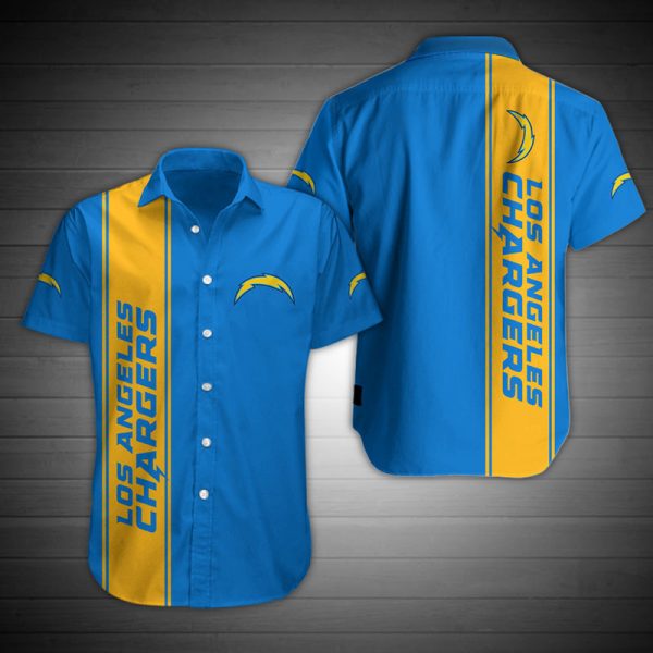 Los Angeles Chargers Men Short Sleeve Shirt