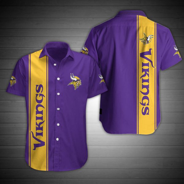 Minnesota Vikings Men Short Sleeve Shirt