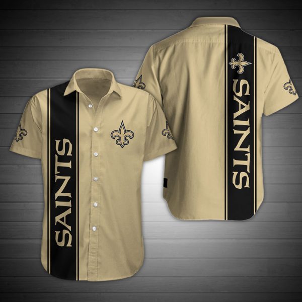 New Orleans Saints Men Short Sleeve Shirt