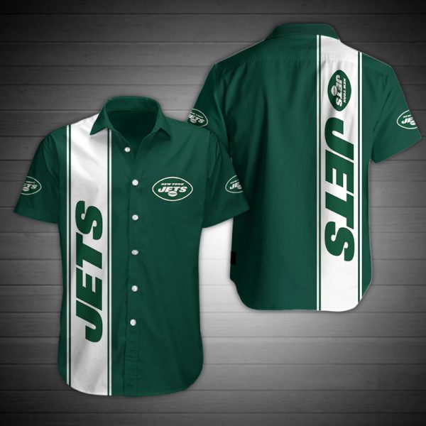 New York Jets Men Short Sleeve Shirt