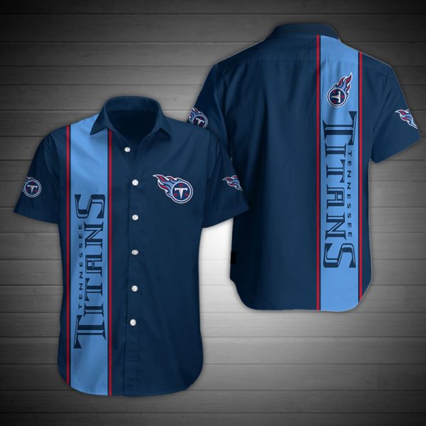 Tennessee Titans Men Short Sleeve Shirt