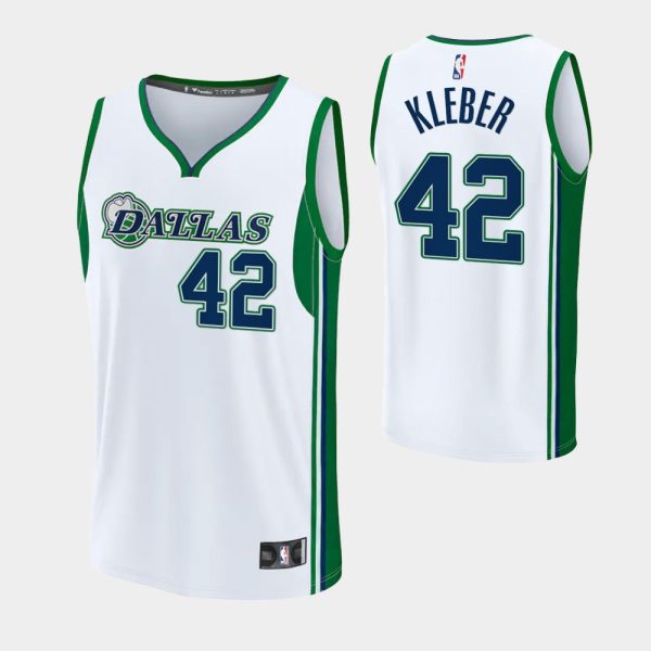 Dallas Mavericks #42 Maxi Kleber Replica City White Jersey