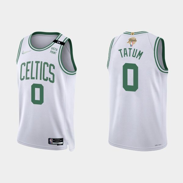 Men Boston Celtics 2022 NBA Finals #0 Jayson Tatum Association White Jersey