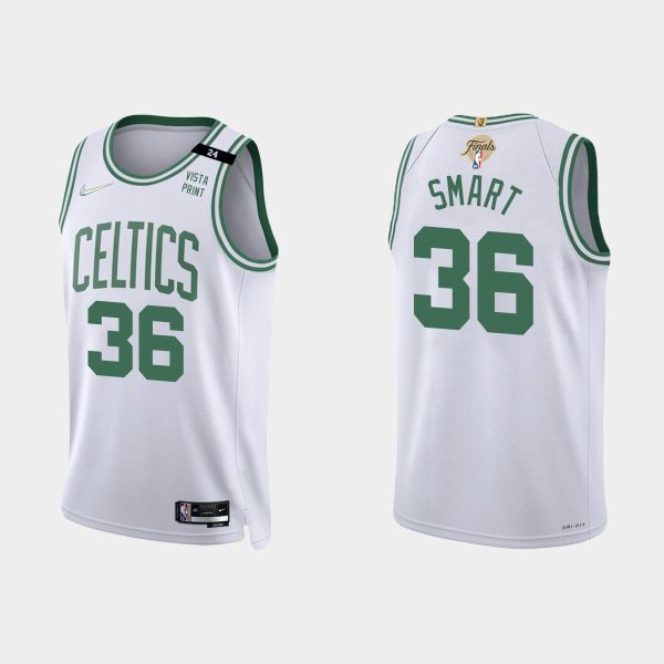 Men Boston Celtics 2022 NBA Finals #36 Marcus Smart Association White Jersey