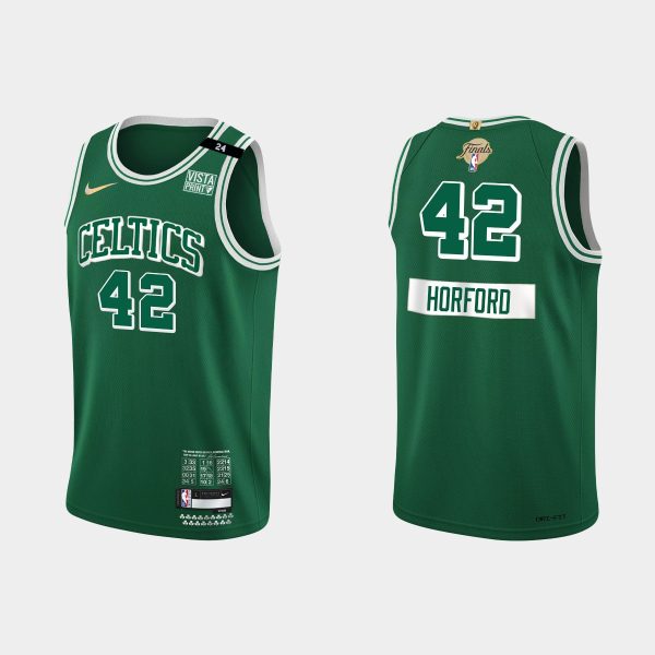 Men Boston Celtics 2022 NBA Finals #42 Al Horford City Green Jersey