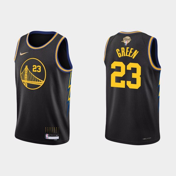 Men Golden State Warriors Black 2022 NBA Finals Draymond Green City Jersey