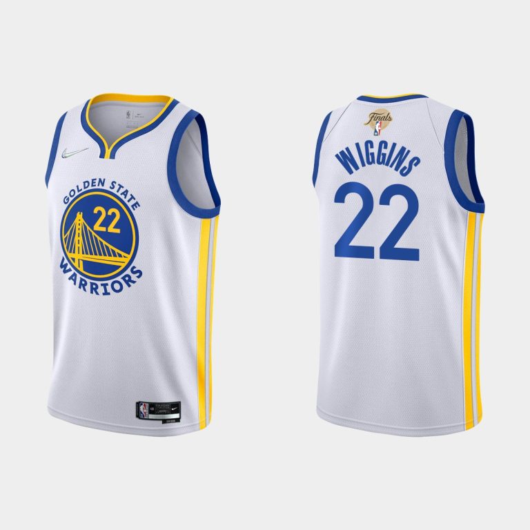 Men Golden State Warriors White 2022 NBA Finals Andrew Wiggins Association Jersey