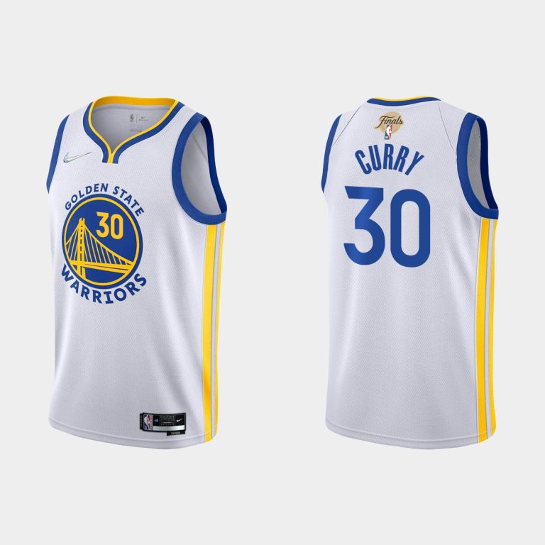 Men Golden State Warriors White 2022 NBA Finals Stephen Curry Association Jersey