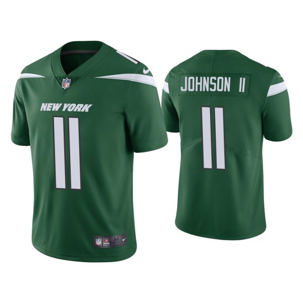 Men Jermaine Johnson II New York Jets Green 2022 NFL Draft Vapor Limited Jersey