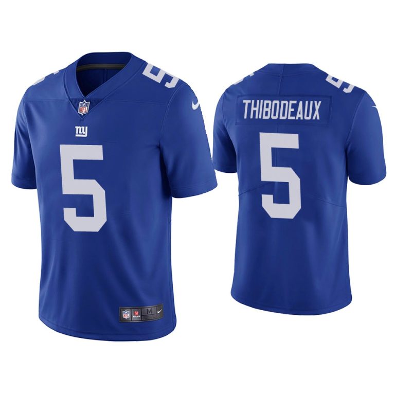 Men Kayvon Thibodeaux New York Giants Blue 2022 NFL Draft Vapor Limited Jersey