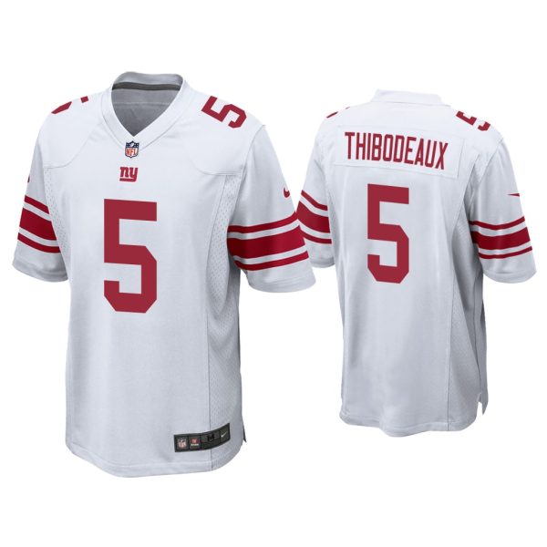 Men Kayvon Thibodeaux New York Giants White 2022 NFL Draft Game Jersey