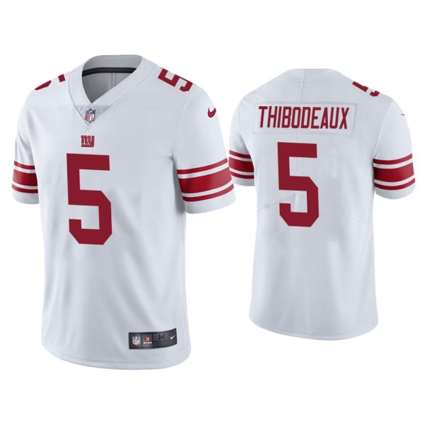 Men Kayvon Thibodeaux New York Giants White 2022 NFL Draft Vapor Limited Jersey