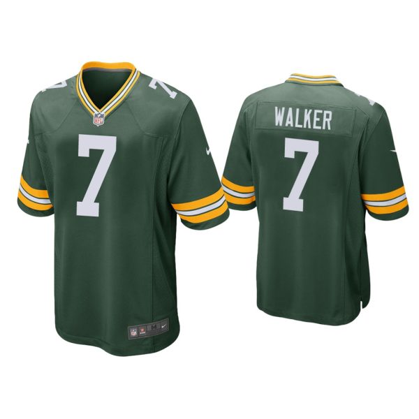 Men Quay Walker Green Bay Packers Green 2022 NFL Draft Game Jersey