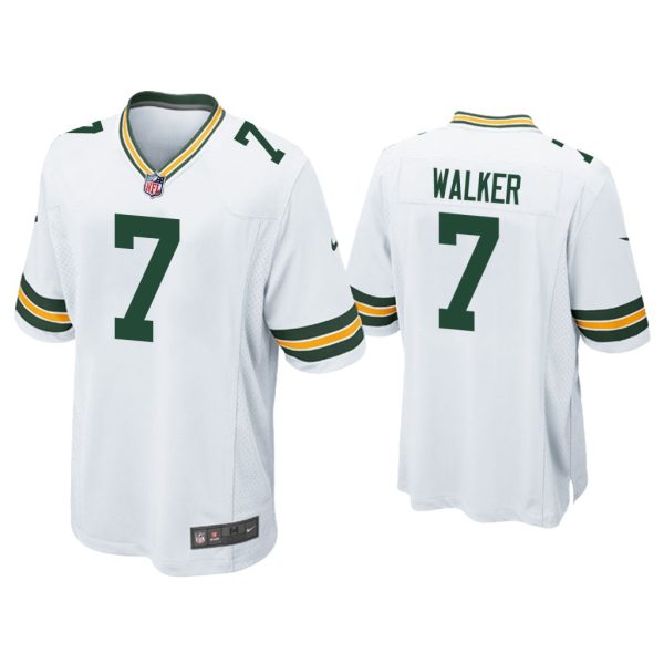 Men Quay Walker Green Bay Packers White 2022 NFL Draft Game Jersey