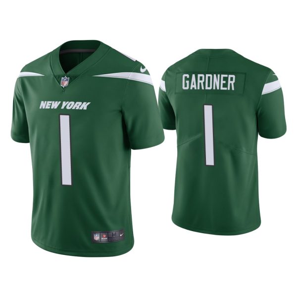 Men Sauce Gardner New York Jets Green 2022 NFL Draft Vapor Limited Jersey