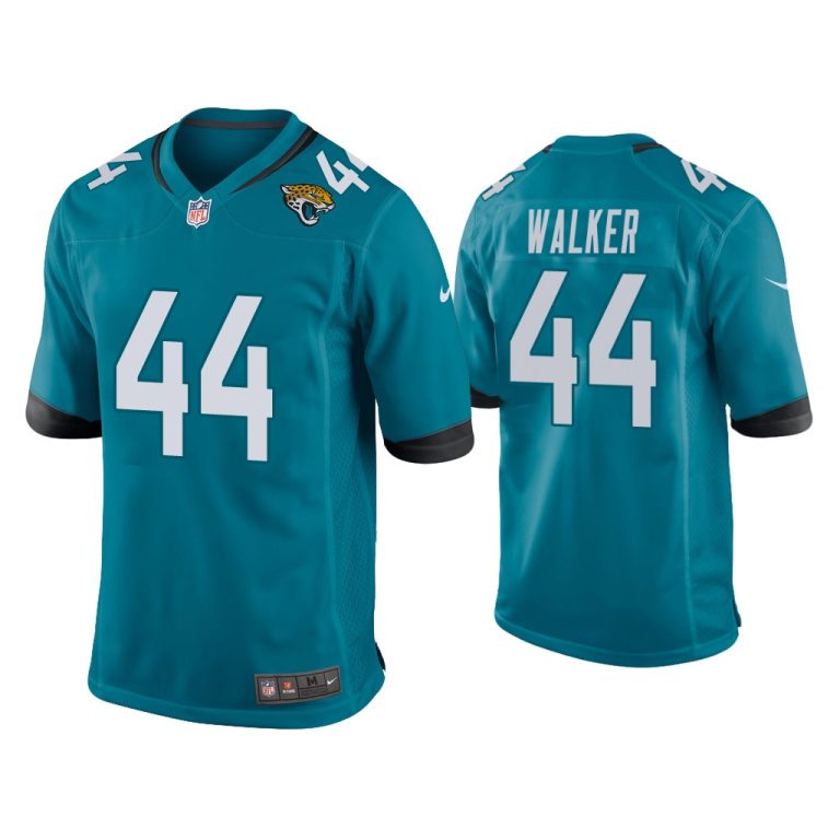 Men Travon Walker Jacksonville Jaguars Teal 2022 NFL Draft Game Jersey