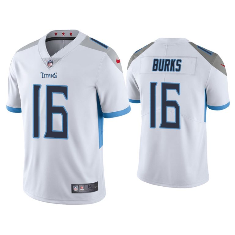 Men Treylon Burks Tennessee Titans White 2022 NFL Draft Vapor Limited Jersey