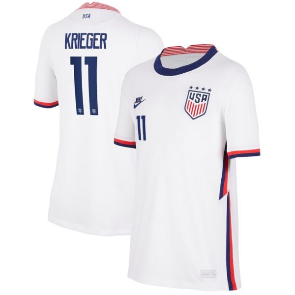 Ali Krieger USWNT Youth 2020 Home Breathe Stadium Replica Player Jersey - White