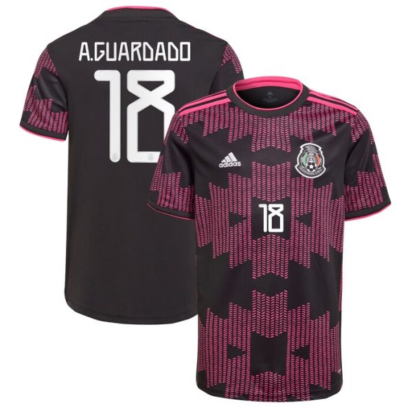 Andres Guardado Mexico National Team 2021 Rosa Mexicano Replica Jersey - Black