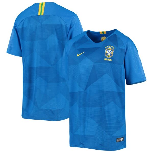 Brazil National Team Youth 2018 Replica Away Jersey - Blue