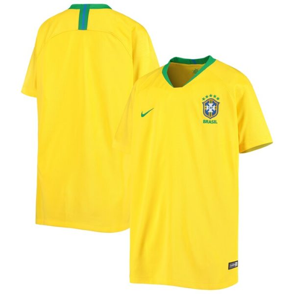 Brazil National Team Youth 2018 Replica Home Jersey - Gold