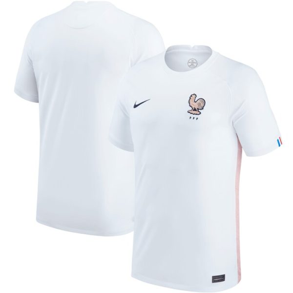 France Women National Team Youth 2022/23 Away Replica Blank Jersey - White