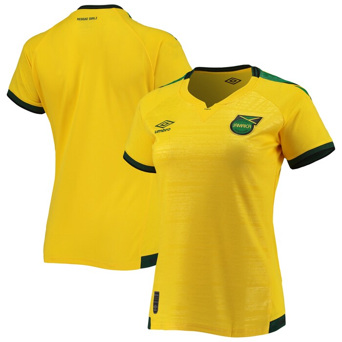Jamaica National Team Umbro Women 2021/22 Home Replica Jersey – Yellow ...