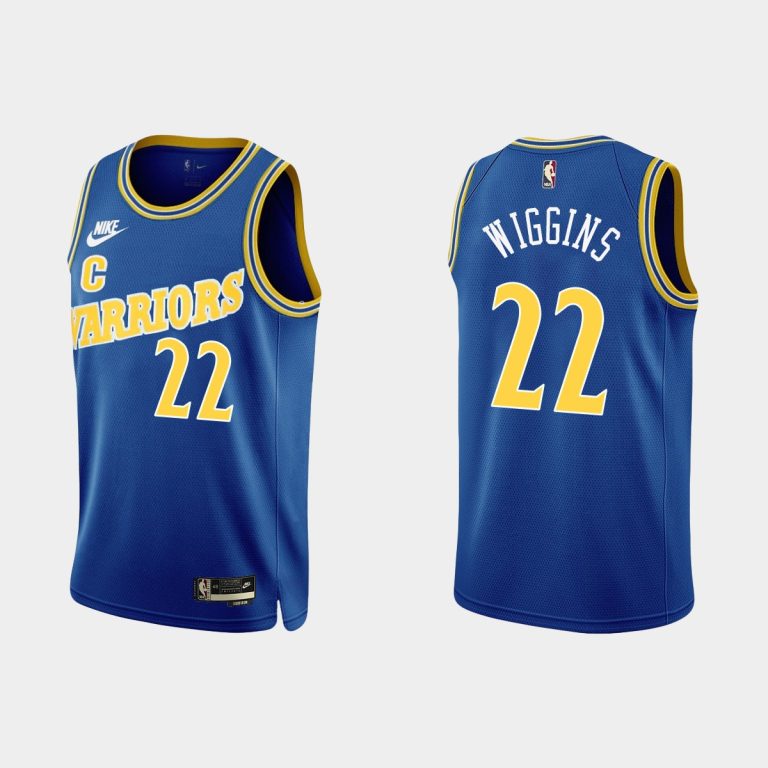 Men Golden State Warriors Andrew Wiggins #22 2022-23 Classic Edition Royal Jersey