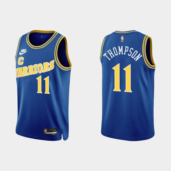 Men Golden State Warriors Klay Thompson #11 2022-23 Classic Edition Royal Jersey