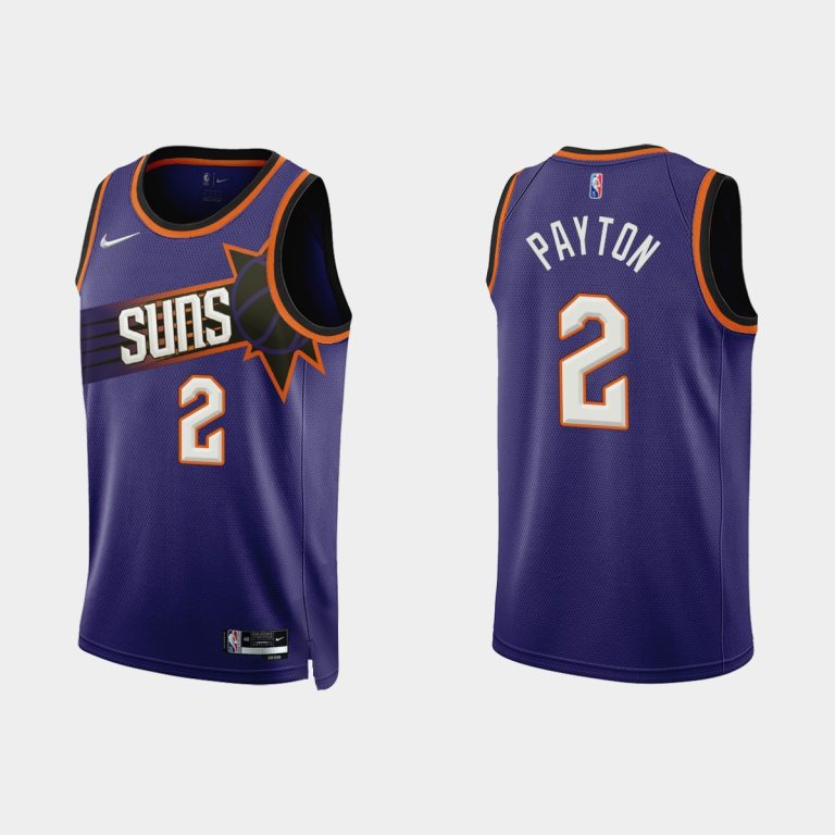 Men Phoenix Suns #2 Elfrid Payton 2022-23 Icon Edition Purple Jersey