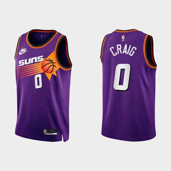 Men Phoenix Suns Torrey Craig #0 2022-23 Classic Edition Purple Jersey