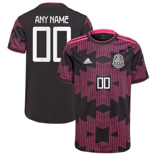 Mexico National Team 2021 Rosa Mexicano Replica Custom Jersey - Black