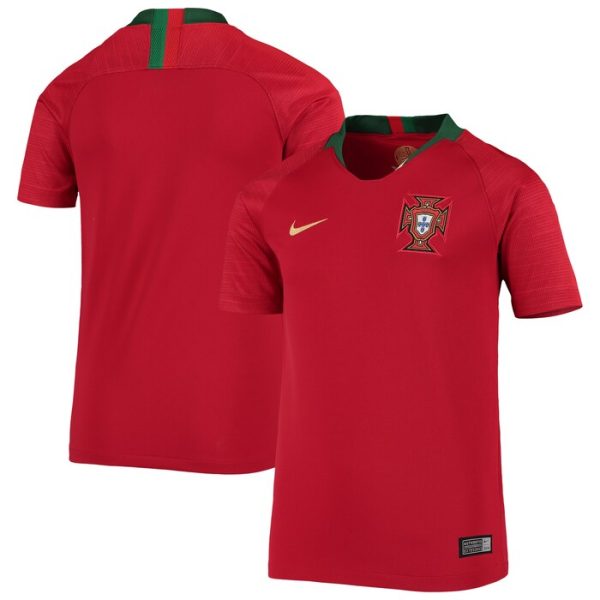 Portugal National Team Youth Replica Away Jersey - Red