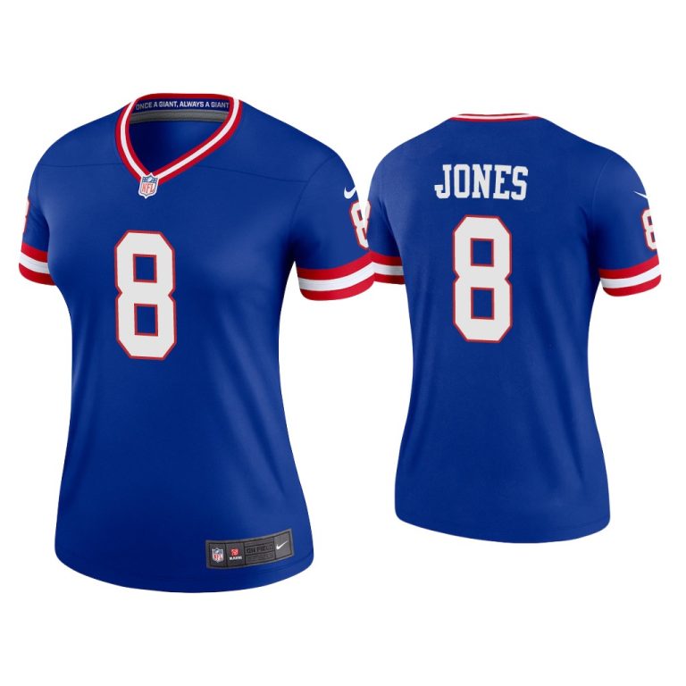 Daniel Jones New York Giants Royal Classic Legend Women Jersey