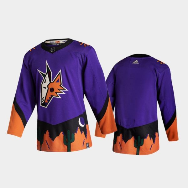 Men Arizona Coyotes Reverse Retro 2020-21 Purple Special Edition Jersey